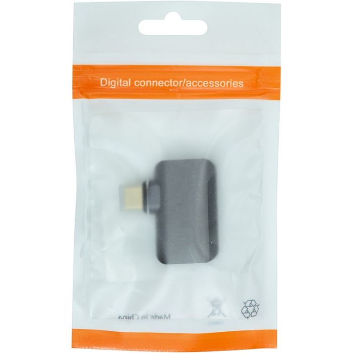 Адаптер PowerPlant USB Type-C - DisplayPort (M/F) Black (CA914265)