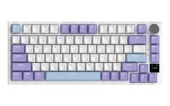 Клавіатура бездротова Ajazz AK820 Pro Flying Fish Switch Purple RGB With Screen (AK820PRO-FF-PWB)