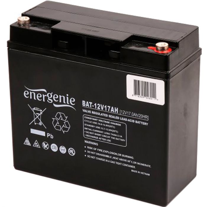 Акумуляторна батарея EnerGenie 12V 17AH (BAT-12V17AH/4) AGM