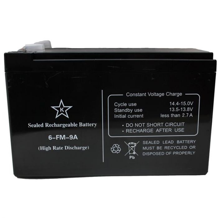 Акумуляторна батарея KSTAR 12V 9AH (6-FM-9A) AGM