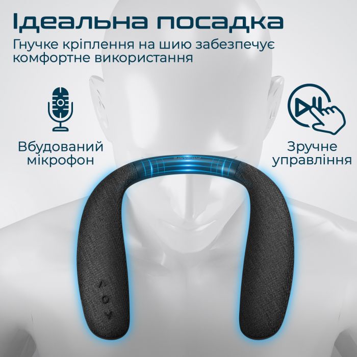 Акустична система Promate Hook 6W Black