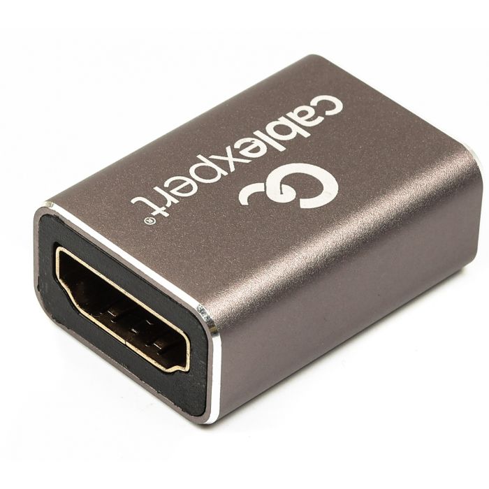 Адаптер Cablexpert HDMI - HDMI V 2.1 (F/F), Gray (AP-HDMI8K-FF)