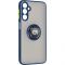 Чохол-накладка Armorstandart Frosted Matte Ring для Samsung Galaxy A24 4G SM-A245 Navy Blue (ARM68897)