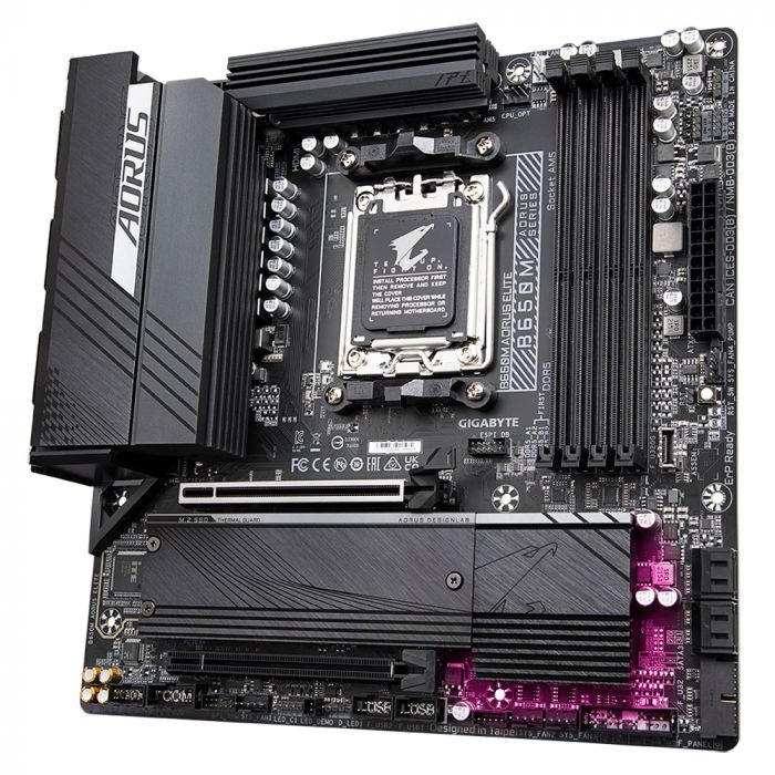 Материнська плата Gigabyte B650M Aorus Elite Socket AM5