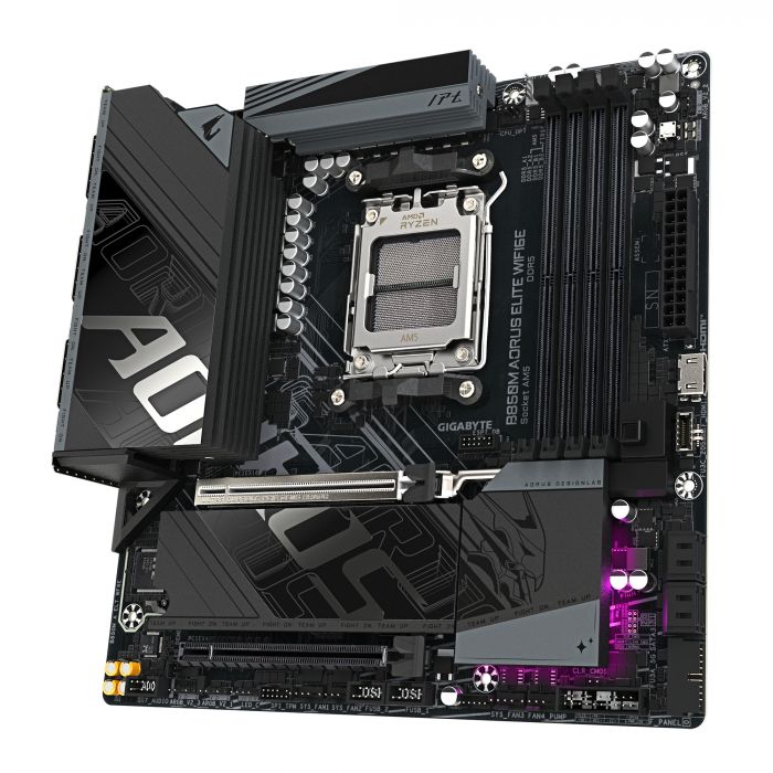 Материнська плата Gigabyte B850M Aorus Elite WiFi6E Socket AM5