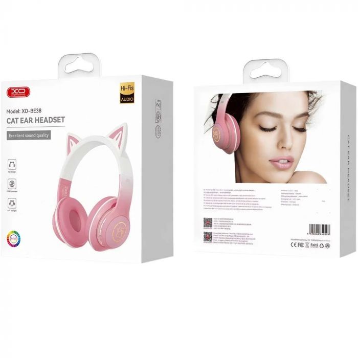 Bluetooth-гарнітура XO BE38 Pink (BE38.pink)