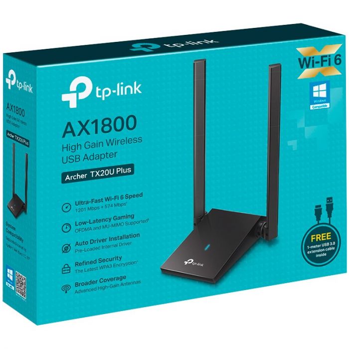Бездротовий адаптер TP-Link Archer TX20U Plus