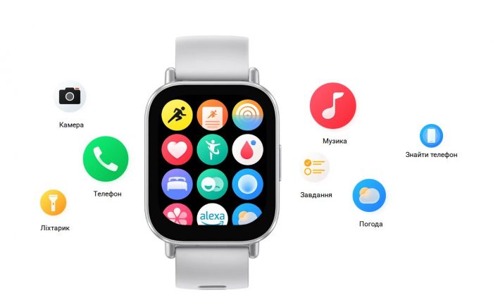 Смарт-годинник Xiaomi Redmi Watch 5 Active Silver (BHR8790GL)