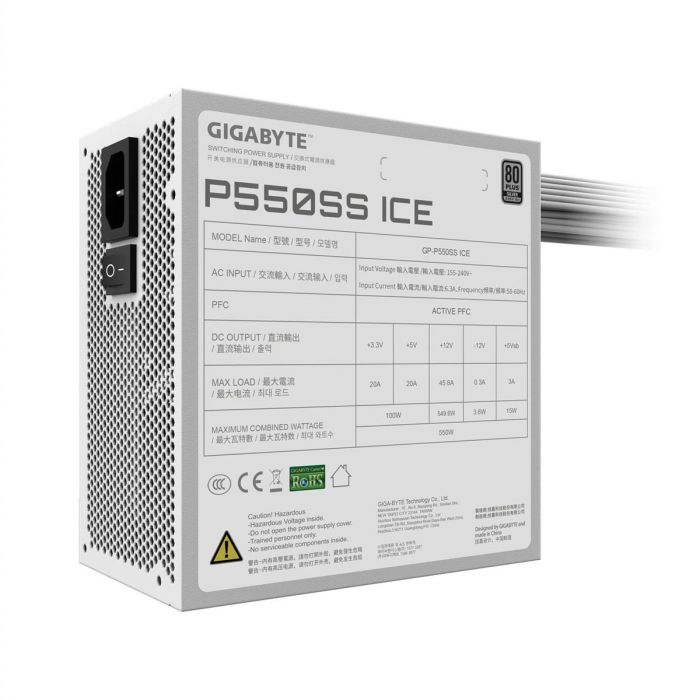 Блок живлення Gigabyte 550W GP-P550SS ICE