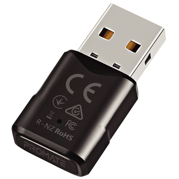 Bluetooth-адаптер аудіо Promate BlueLink Bluetooth 5.0 Black