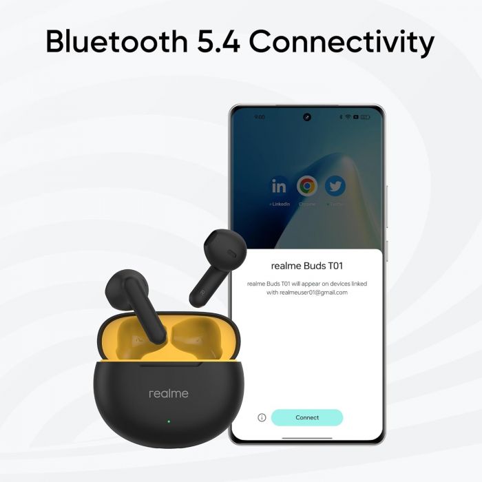 Bluetooth-гарнітура Realme Buds T01 Black_EU