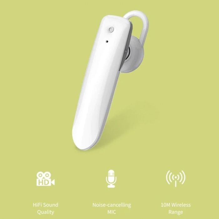 Bluetooth-гарнітура Remax RB-T1 White (6954851295457)