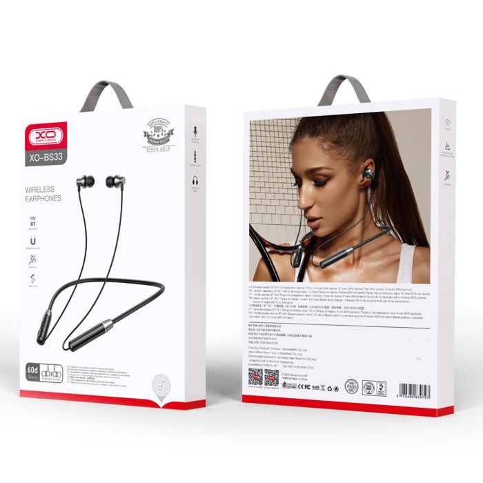 Bluetooth-гарнітура XO BS33 Black 