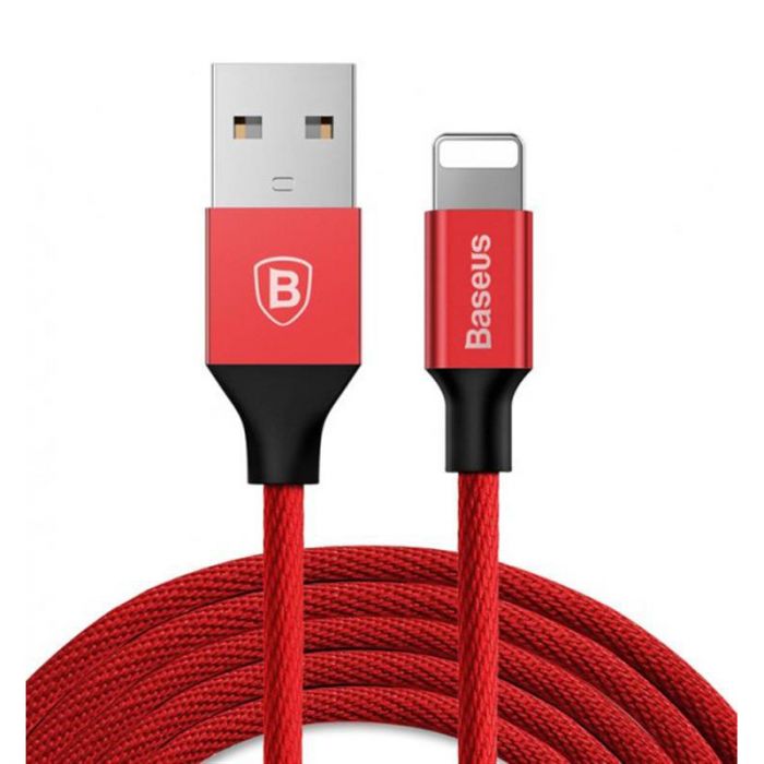 Кабель Baseus Yiven USB - Lightning (M/M), 1.8 м Red (CALYW-A09)