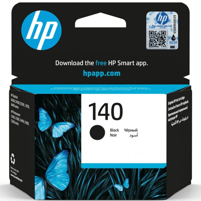 Картридж HP №140 для PS C4283/4483/4583/5283/5363/J5783/6413, DJ D4363 (CB335HE) Black