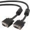 Кабель Cablexpert VGA - VGA (M/M), HD15, з 2-ма фер. кільцями, чорний, 10 м (CC-PPVGA-10M-B) пакет