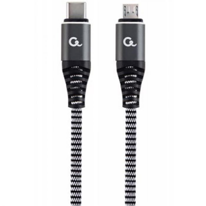 Кабель Cablexpert USB Type-C - micro USB  (M/M), 1.5 м, Grey (CC-USB2B-CMMBM-1.5M)