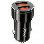 Автомобільний зарядний пристрій XO CC48 (2хUSB, 2.4A) 12W Black