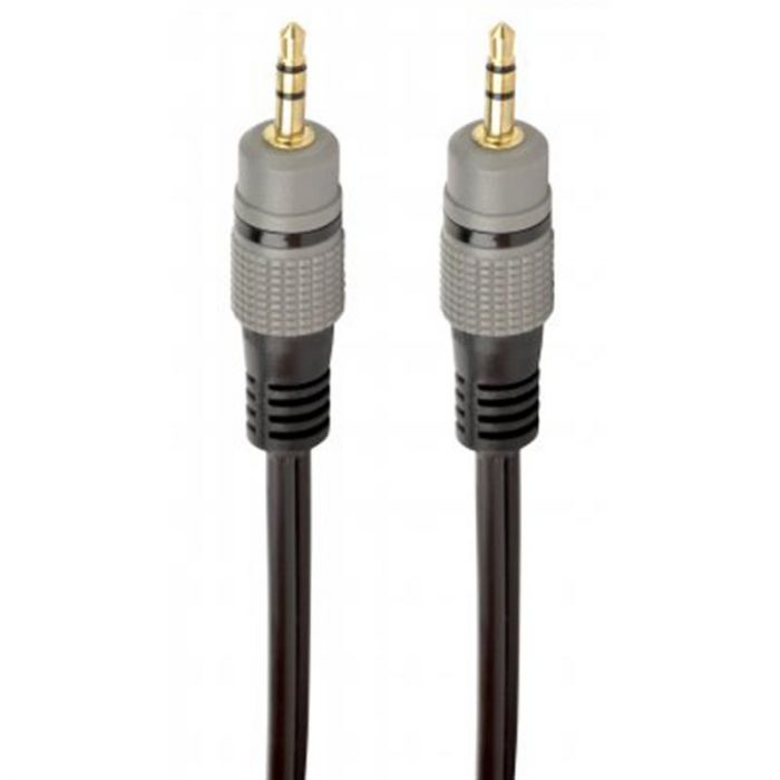 Аудіо-кабель Cablexpert 3.5 мм - 3.5 мм (M/M), 1.5 м, чорний (CCAP-3535MM-1.5M)