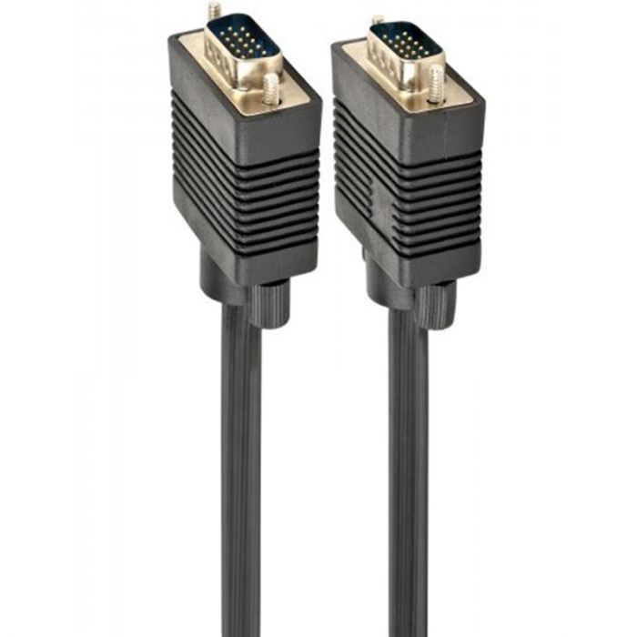 Кабель Cablexpert VGA - VGA (M/M), подвійне екранування, з 2-ма феритами, 1.5 м, чорний (CCB-PPVGA-1.5M)