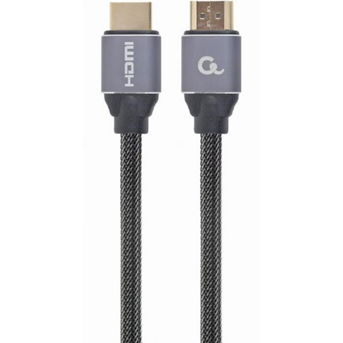 Кабель Cablexpert HDMI - HDMI V 2.0 (M/M), 1 м, чорний/сірий (CCBP-HDMI-1M) коробка
