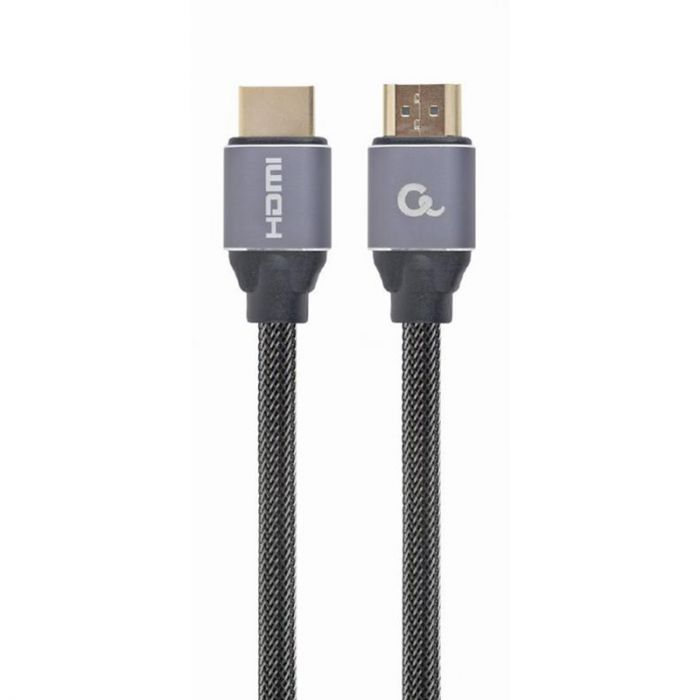 Кабель Cablexpert HDMI - HDMI V 2.0 (M/M), 2 м, чорний/сірий (CCBP-HDMI-2M) коробка