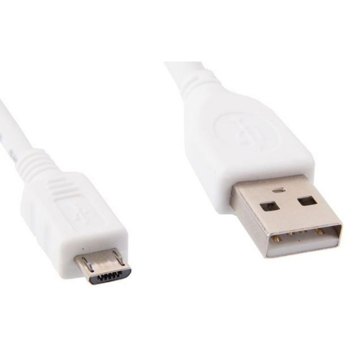 Кабель Cablexpert USB - micro USB V 2.0 (M/M), 0.5 м, білий (CCP-mUSB2-AMBM-W-0.5M)