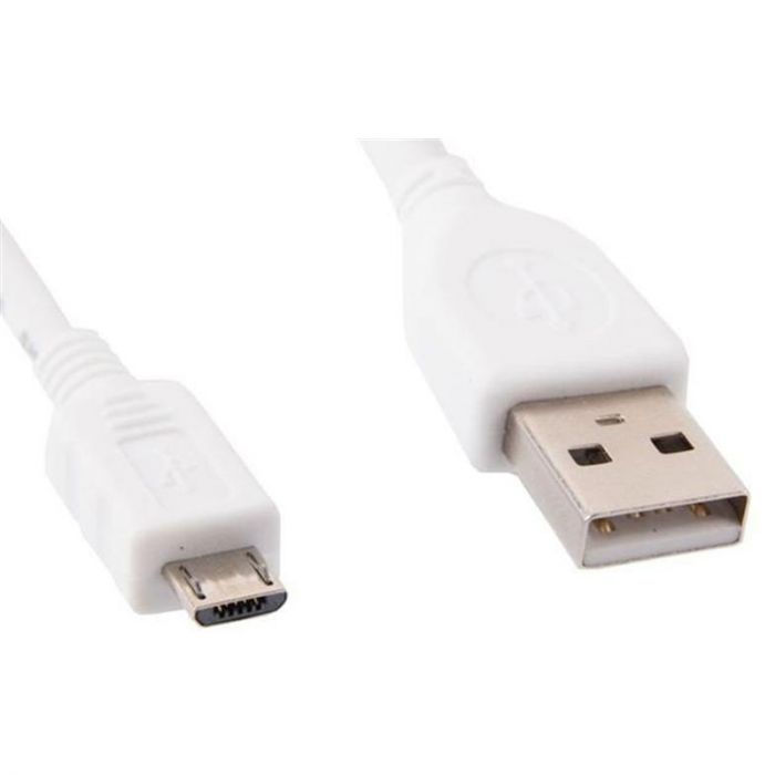 Кабель Cablexpert USB - micro USB V 2.0 (M/M), Premium, 1 м, білий (CCP-mUSB2-AMBM-W-1M)