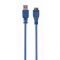 Кабель Gembird USB - microUSB Type-B (M/M), 1.8 м, синій (CCP-mUSB3-AMBM-6)