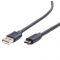 Кабель Cablexpert USB - USB Type-C (M/M), 1.8 м, преміум, чорний (CCP-USB2-AMCM-6)