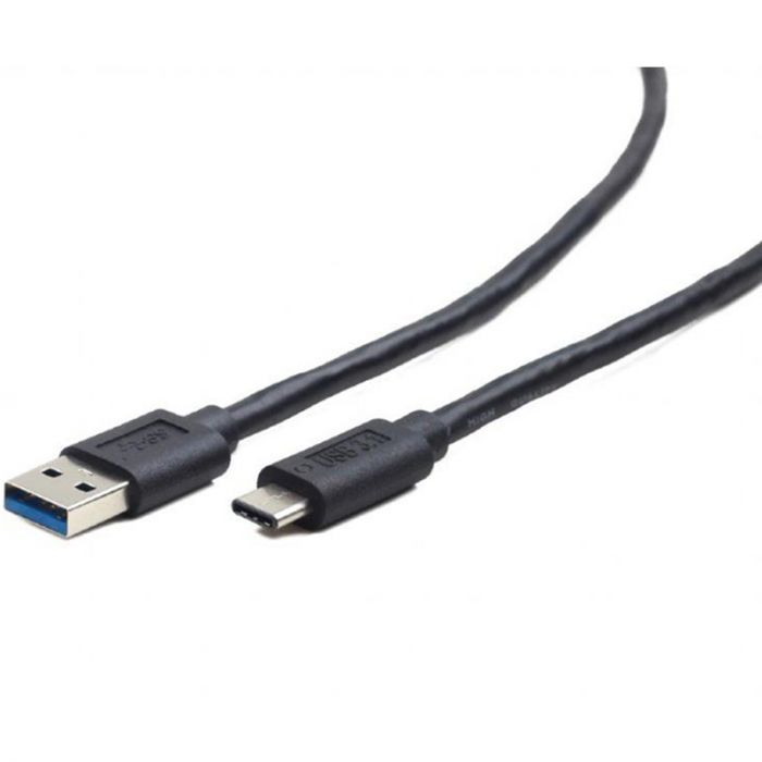Кабель Cablexpert USB - USB Type-C V 3.0 (M/M), 0.1 м, преміум, чорний (CCP-USB3-AMCM-0.1M)