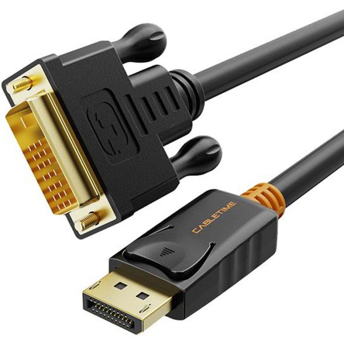 Кабель Cabletime DisplayPort - DVI (M/M), 1.8 м (CD34K)