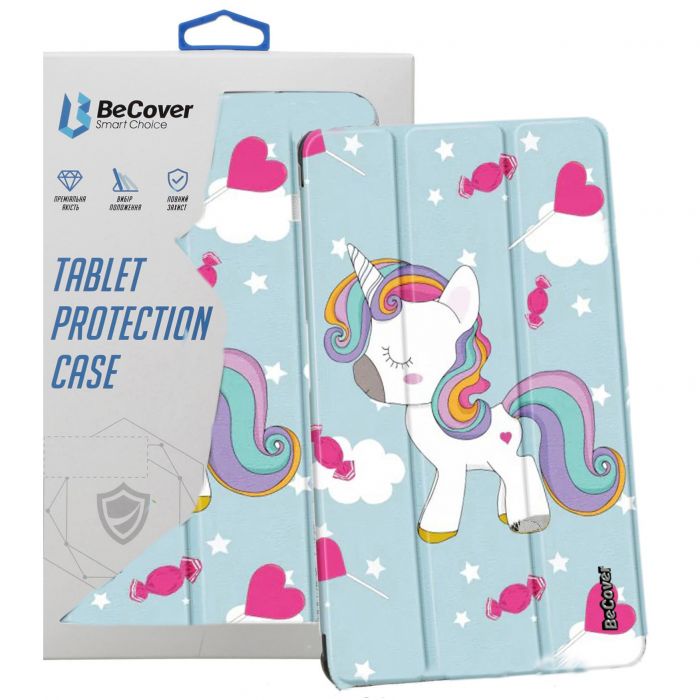 Чохол-книжка BeCover Flexible TPU Mate для Samsung Galaxy Tab S9 (SM-X710/SM-X716)/S9 FE (SM-X510/SM-X516B) Unicorn (712536)