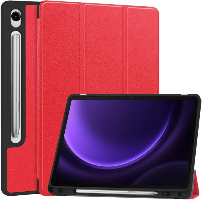 Чохол-книжка BeCover Flexible TPU Mate для Samsung Galaxy Tab S9 (SM-X710/SM-X716)/S9 FE (SM-X510/SM-X516B) Red (712531)
