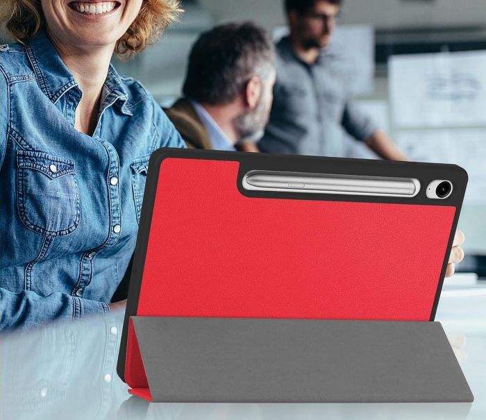 Чохол-книжка BeCover Flexible TPU Mate для Samsung Galaxy Tab S9 (SM-X710/SM-X716)/S9 FE (SM-X510/SM-X516B) Red (712531)