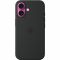 Чохол-накладка Apple Silicone Case with MagSafe для Apple iPhone 16 Black (MYY13)