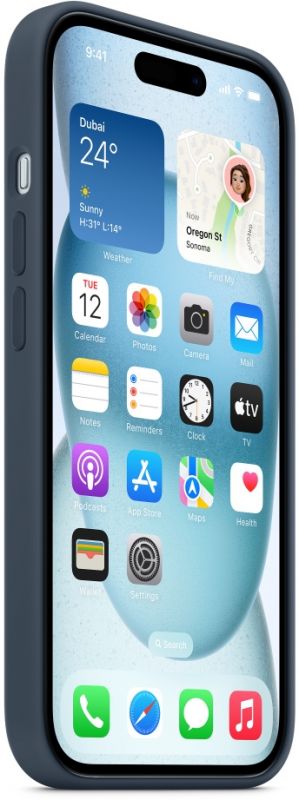 Чохол-накладка Apple Silicone Case with MagSafe для Apple iPhone 15 Black (MT0J3)