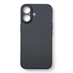 Чохол-накладка BeCover Carbonite Case MagSafe для Apple iPhone 16 Black (712067)