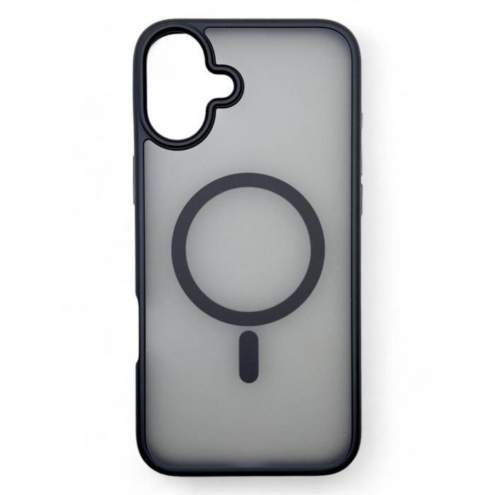 Чохол-накладка BeCover Metal Buttons Case MagSafe для Apple iPhone 16 Black (712090)