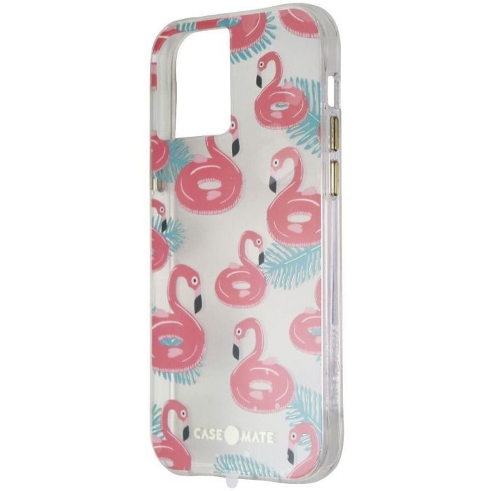Чохол-накладка Case-Mate Tough Prints для Apple iPhone 12 / iPhone 12 Pro Float On Flamingos (CM047212)