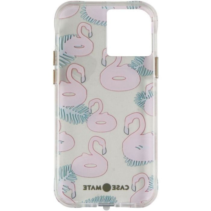Чохол-накладка Case-Mate Tough Prints для Apple iPhone 12 / iPhone 12 Pro Float On Flamingos (CM047212)