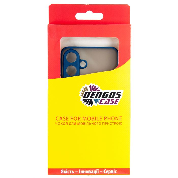 Чохол-накладка Dengos Matt для Samsung Galaxy S25 SM-S931 Blue (DG-TPU-MATT-162)