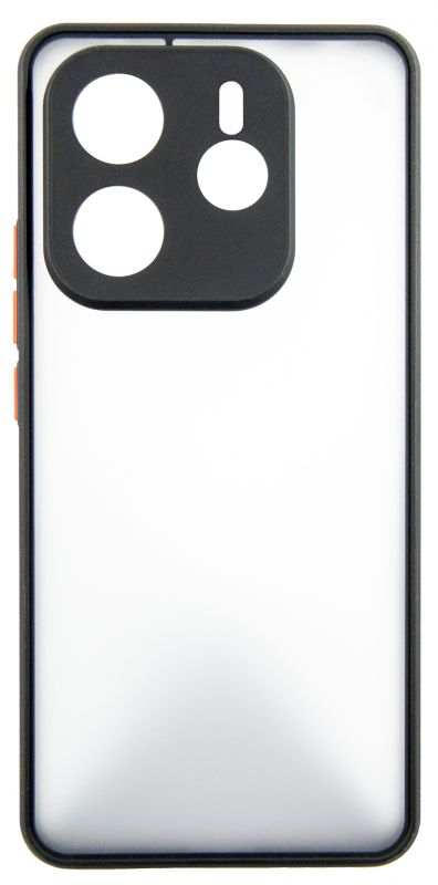 Чохол-накладка Dengos Matt для Xiaomi Redmi Note 14 5G Black (DG-KM-127) + захисне скло