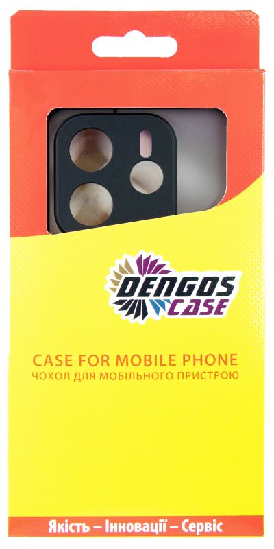 Чохол-накладка Dengos Matt для Xiaomi Redmi Note 14 5G Black (DG-KM-127) + захисне скло