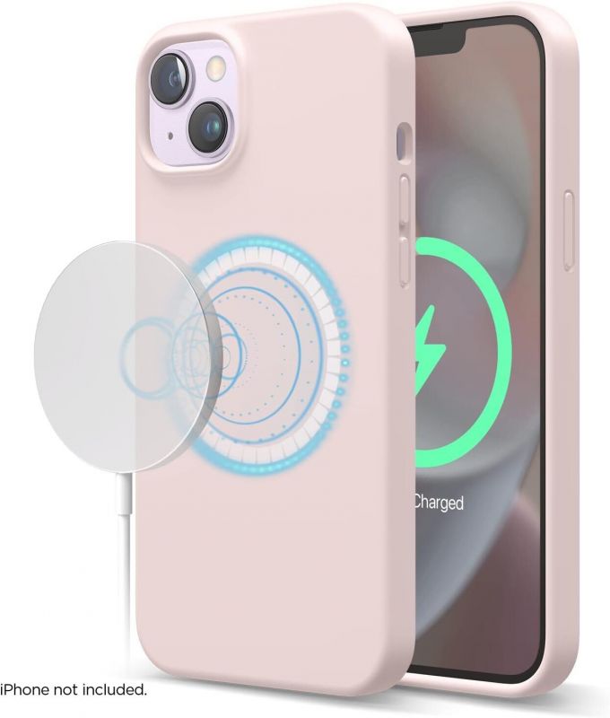 Чохол-накладка Elago Silicone Case with MagSafe для Apple iPhone 14 Plus Lovely Pink (ES14MSSC67-LPK)