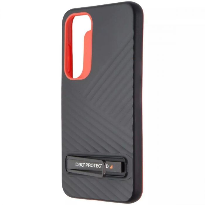 Чохол-накладка Zagg Gear4 Battersea Kickstand D30 для Samsung Galaxy S23 SM-S911 Black/Red (702010952)