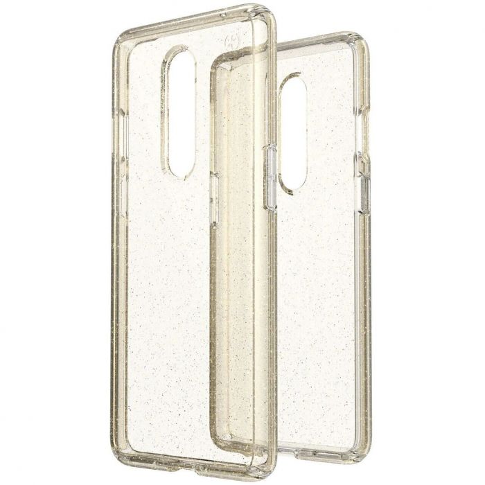 Чохол-накладка Speck Presidio Perfect для OnePlus 8 Clear-Gold Glitter (137003-5636)