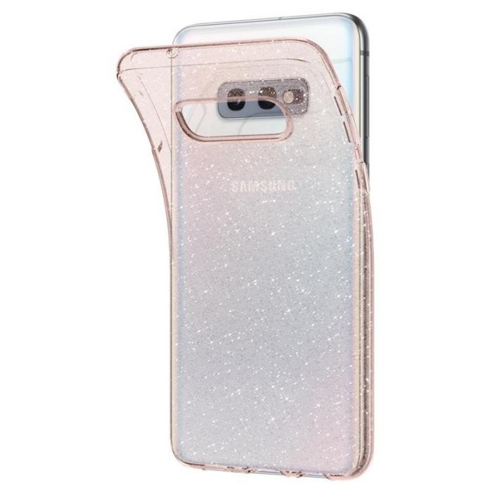 Чохол-накладка Spigen Liquid Crystal Glitter для Samsung Galaxy 10e SM-G970 Rose Quartz (609CS25835)