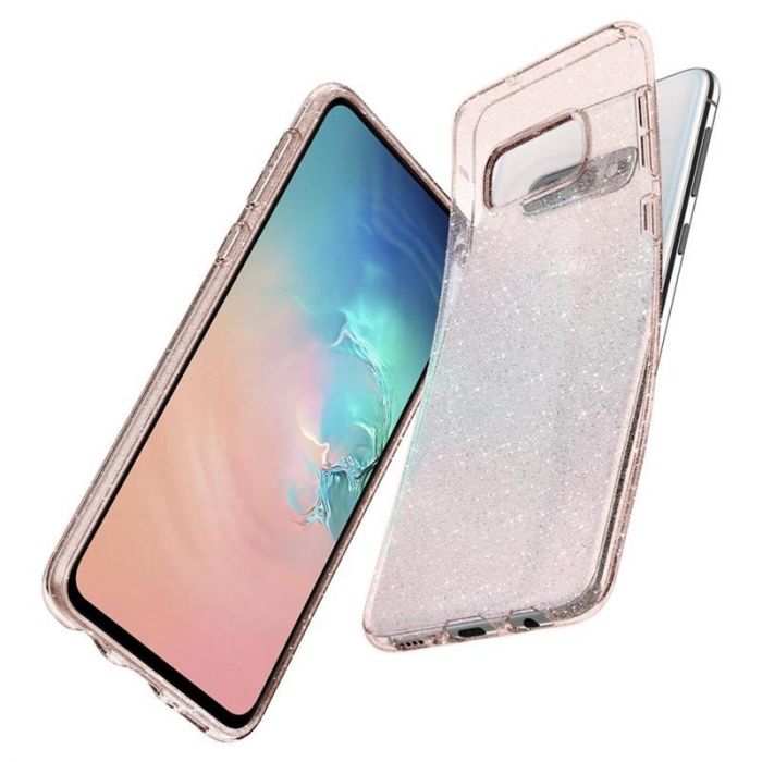 Чохол-накладка Spigen Liquid Crystal Glitter для Samsung Galaxy 10e SM-G970 Rose Quartz (609CS25835)
