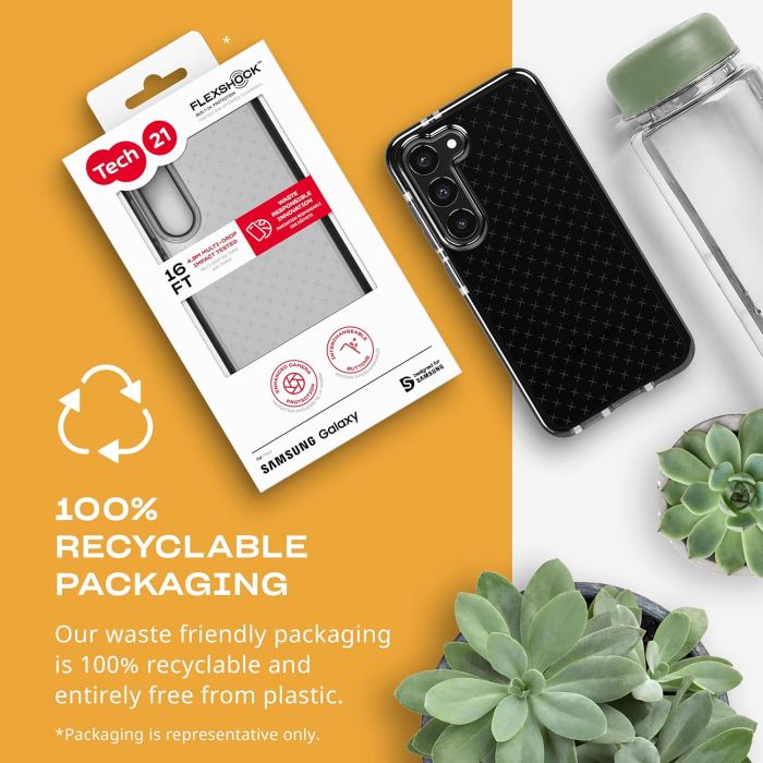 Чохол-накладка Tech21 Evo Check для Samsung Galaxy S23 SM-S911 Black (T21-10069)